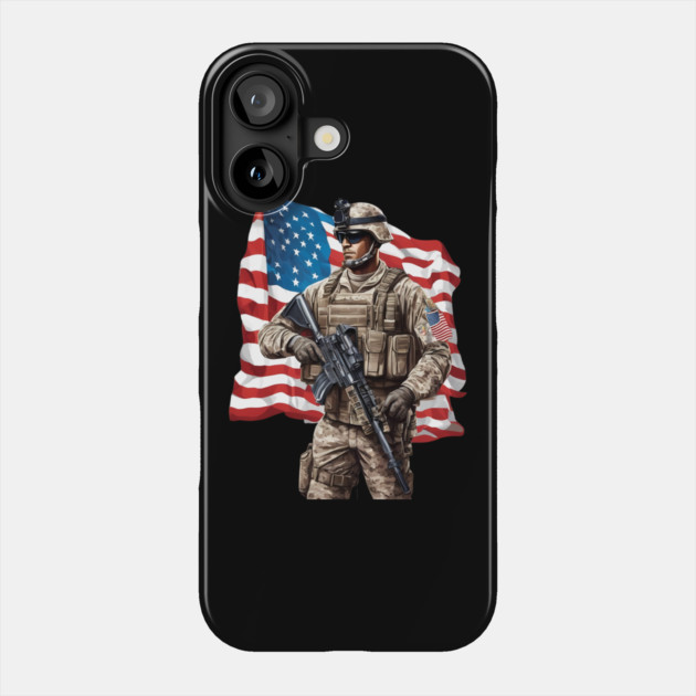 US Marines Phone Case by animegirlnft