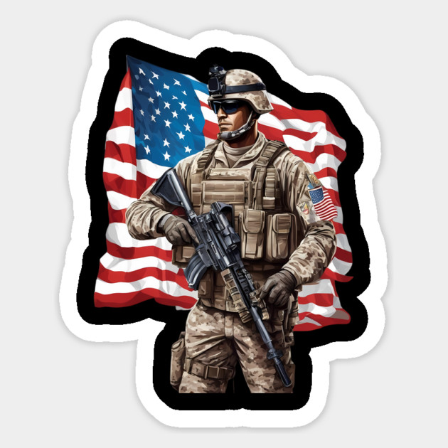 US Marines Sticker by animegirlnft