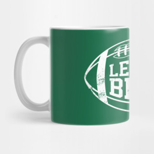 Lets Go Birds Retro Football - Kelly Green Mug