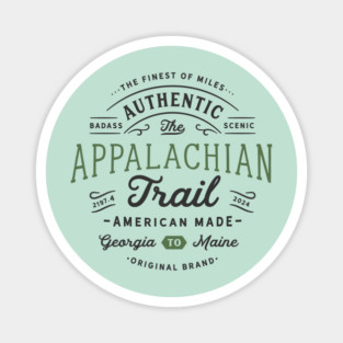 Badass Scenic Appalachian Trail Magnet