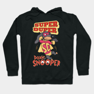 Super Duper Doxie Snooper Funny Cute Hoodie