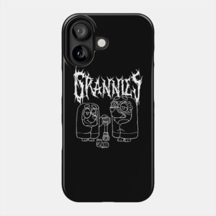 Death Metal Bluey Grannies Rita & Janet Phone Case