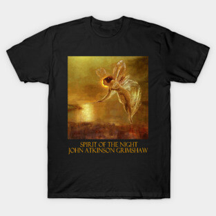 Spirit of the Night by John Atkinson Grimshaw T-Shirt