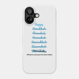 Happy Hanukkah! Phone Case