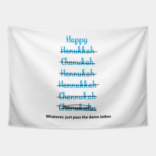Happy Hanukkah! Tapestry