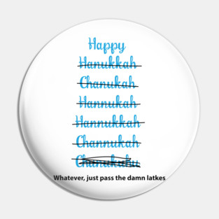 Happy Hanukkah! Pin