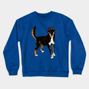 Black Alpine Dingo Crewneck Sweatshirt
