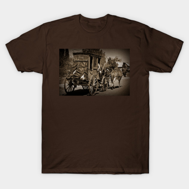 Tombstone Stagecoach T-Shirt by KirtTisdale