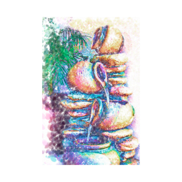 Patio Fountain by KirtTisdale