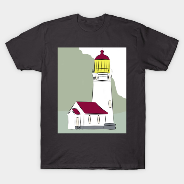 Cape Blanco T-Shirt by KirtTisdale