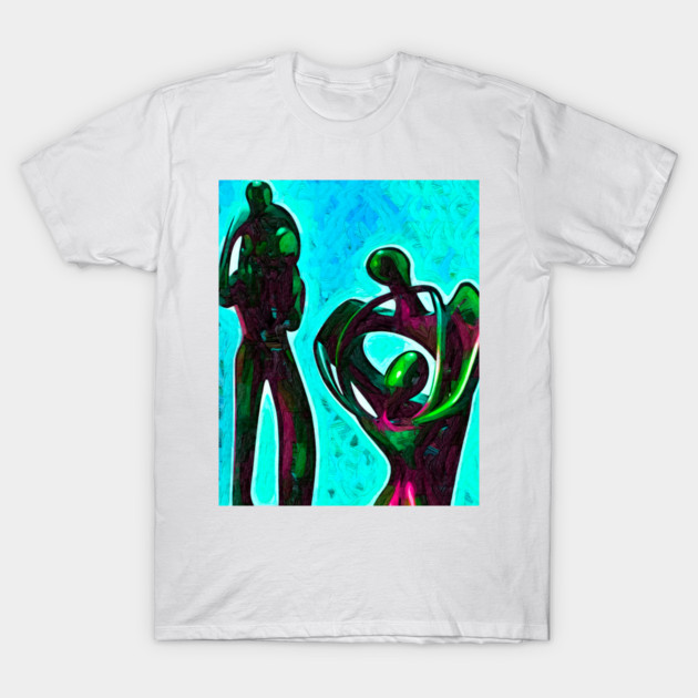 The Family In Green T-Shirt by KirtTisdale