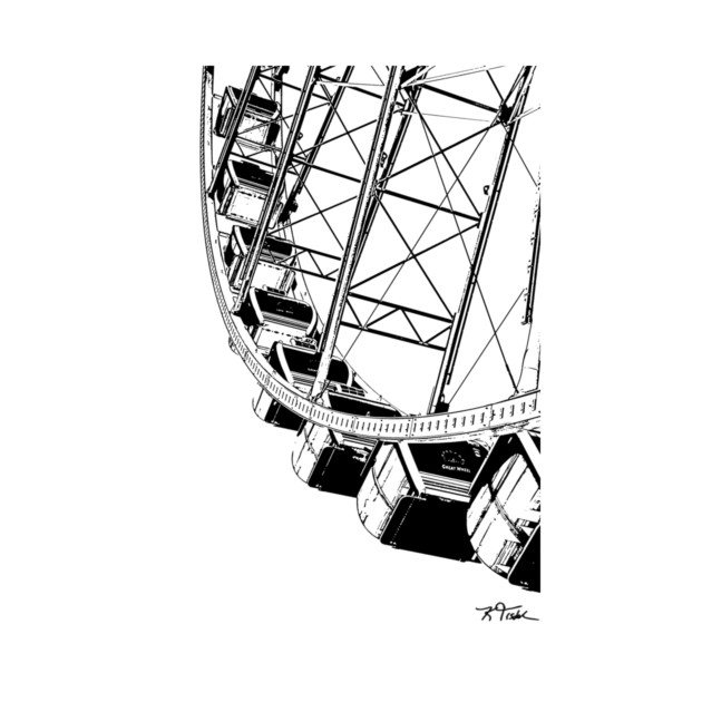 Going Up On The Big Wheel by KirtTisdale