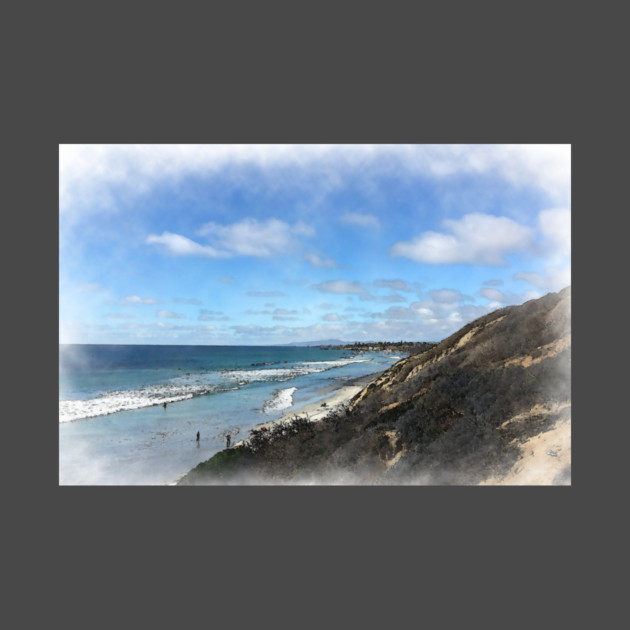 Ocean Surf In Carlsbad by KirtTisdale