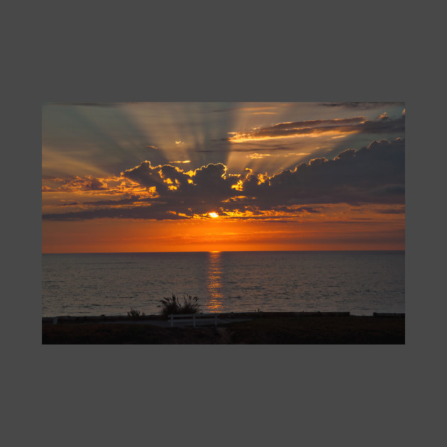 Carlsbad Pacific Ocean Sunset by KirtTisdale