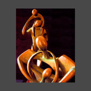 The Family Unit In Soft Hues T-Shirt