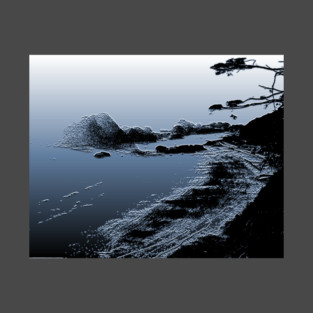 Beach In Blue T-Shirt