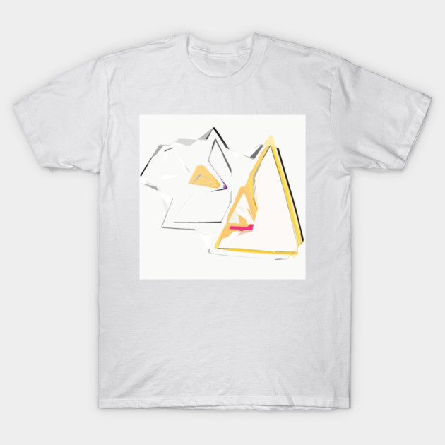 Triangle Abstract T-Shirt by KirtTisdale