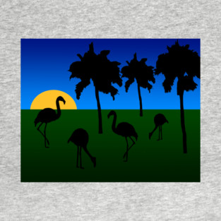 Flamingo Sunrise T-Shirt
