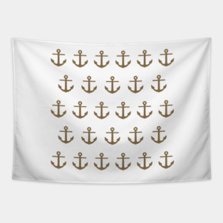 Gold Anchor Tapestry