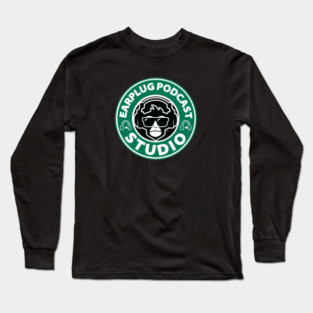 Earplug Starbucks logo tee Long Sleeve T-Shirt