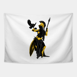 Athena Silhouette Tapestry