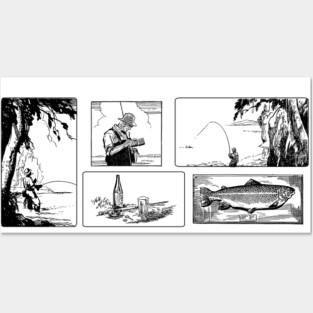 A good day's fly fishing Posters and Art