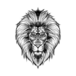 Lion Glasses T-Shirt