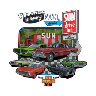 Sun Drive Inn Northeast Minneapolis Drag Racing T-Shirt