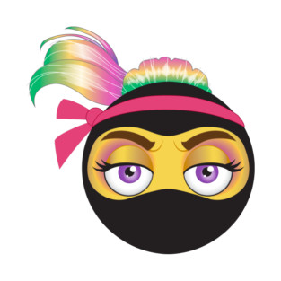 Ninja Emoji Balayage T-Shirt