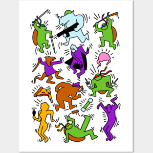 Pop Ninja Turtles Posters and Art