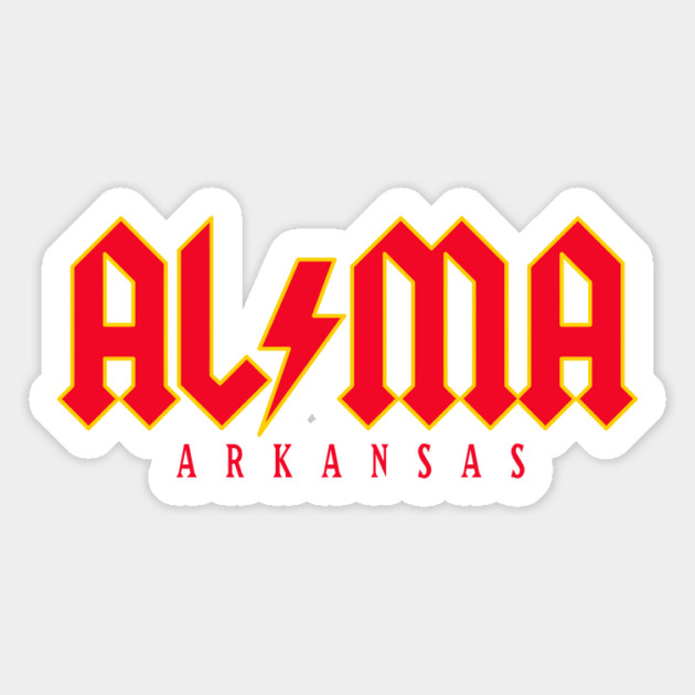 Alma, Arkansas Magnet by rt-shirts