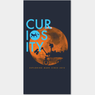CURIOSITY Posters and Art