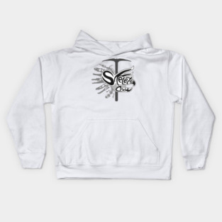 Logo - Gray Kids Hoodie