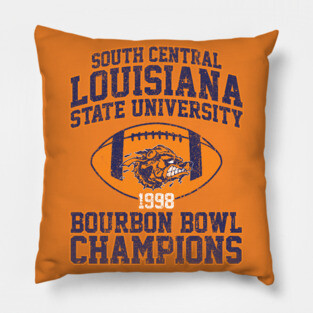 SCLSU 1998 Bourbon Bowl Champions (Variant) Pillow