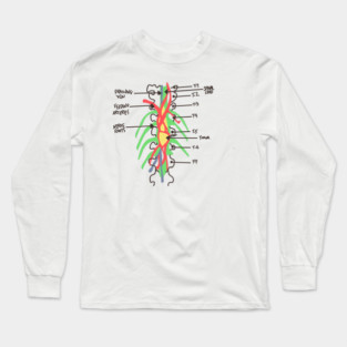 Greys Anatomy/Medicine/Spinal Cord/ Nerves/ Derek shepherd/ Grey Sloan/ Med School Long Sleeve T-Shirt