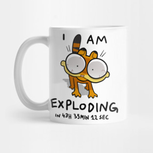 i am exploding (garfield) Mug