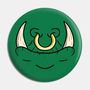 Orc - Face Mask Pin
