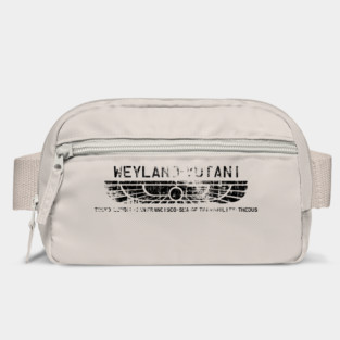 Weyland Yutani distressed, black text Bag