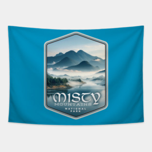 Misty Mountains National Park Tapestry