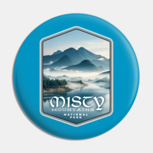 Misty Mountains National Park Pin