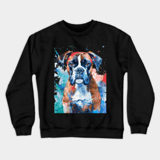 Boxer Dog Crewneck Sweatshirt