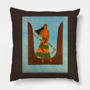 Amalthea: Lady of the Cornucopia Pillow