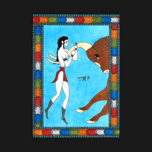 11 Strength from The Minoan Tarot T-Shirt