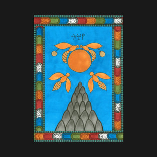 19 The Sun from The Minoan Tarot T-Shirt