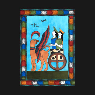 7 The Chariot from The Minoan Tarot T-Shirt