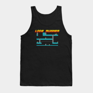 retro gaming - Lode Runner Tank Top