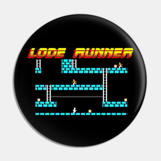 retro gaming - Lode Runner Pin