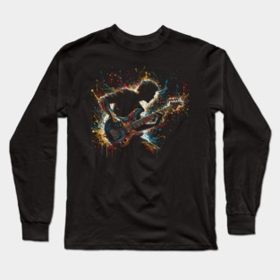 Bass Guitar Player Long Sleeve T-Shirt