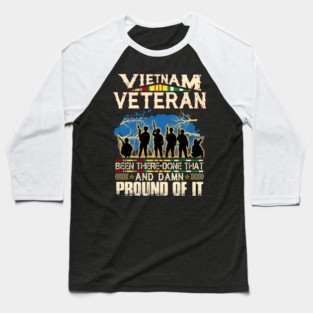 Vietnam Veteran Baseball T-Shirt