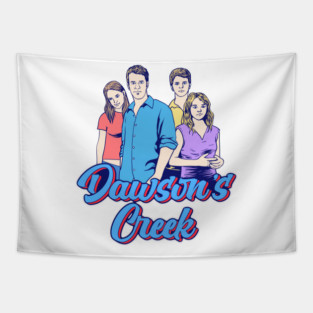 Retro Dawsons Creek Cast Tapestry
